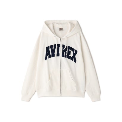 DAILY LOGO FULL ZIP HOODIE （ネイビー）｜詳細画像