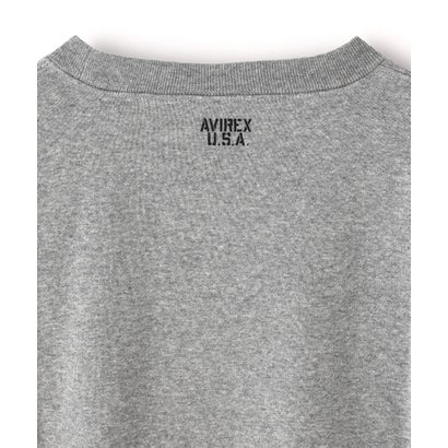 アヴィレックス AVIREX DP DAILY EX CREWNEK SWEATSHIRT （グレー）｜詳細画像