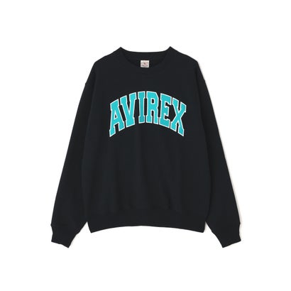 アヴィレックス AVIREX DP DAILY EX CREWNEK SWEATSHIRT （ブラック1）｜詳細画像