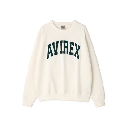 アヴィレックス AVIREX DP DAILY EX CREWNEK SWEATSHIRT （オフホワイト3）｜詳細画像