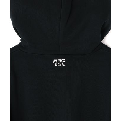 アヴィレックス AVIREX DAILY PULLOVER HOODIE （ブラック）｜詳細画像