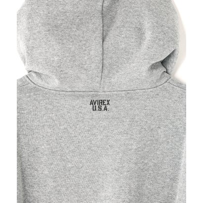 アヴィレックス AVIREX DAILY PULLOVER HOODIE （ブラック）｜詳細画像