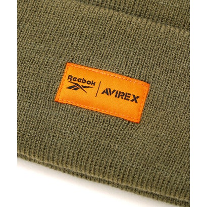 《AVIREX × Reebok》WATCH CAP ”MODERN SAGE COLLECTION” （オリーブ）｜詳細画像