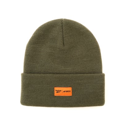 《AVIREX × Reebok》WATCH CAP ”MODERN SAGE COLLECTION” （オリーブ）｜詳細画像