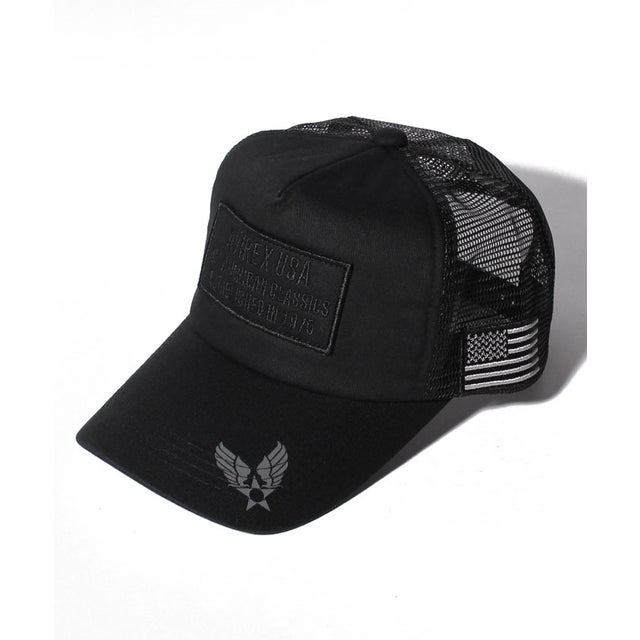 MILITARY PATCH MESH CAP （ブラック）