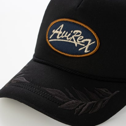 AX EX AARC OVAL WAPPEN MESH CAP （ブラック）｜詳細画像