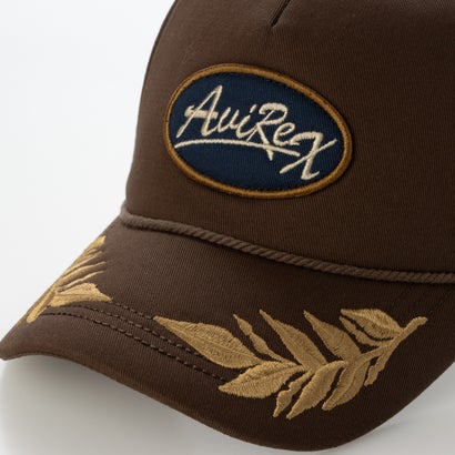 AX EX AARC OVAL WAPPEN MESH CAP （ブラウン）｜詳細画像