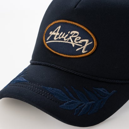 AX EX AARC OVAL WAPPEN MESH CAP （ネイビー）｜詳細画像
