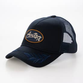 AX EX AARC OVAL WAPPEN MESH CAP （ネイビー）