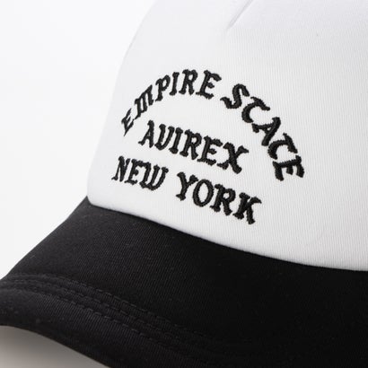 AX EX VARSITY LOGO TWILL MESH CAP （ホワイト）｜詳細画像