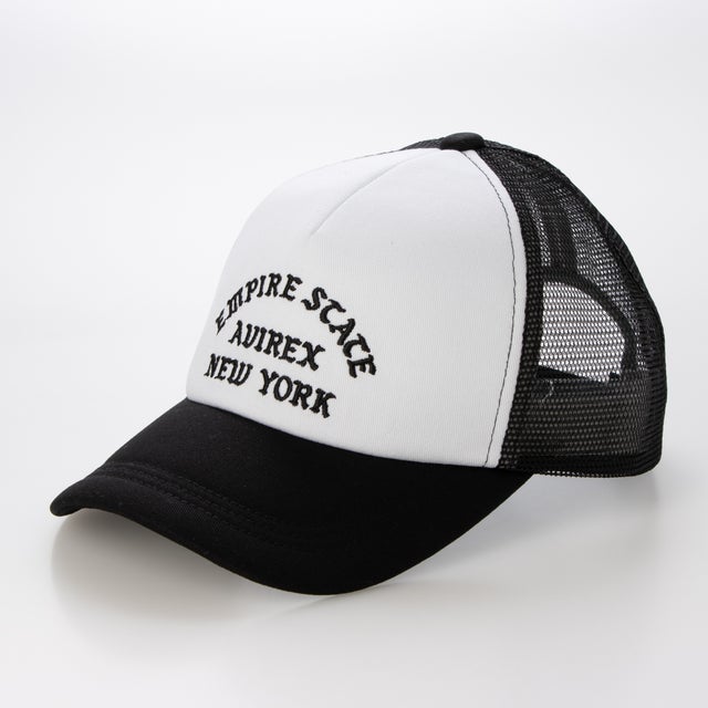 AX EX VARSITY LOGO TWILL MESH CAP （ホワイト）