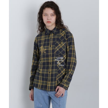 アヴィレックス AVIREX CHEMICAL WASH CHECK SHIRT/ケミカルウォッシュ チェックシャツ （グリーン）｜詳細画像