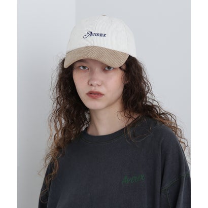 アヴィレックス AVIREX CORDUROY LOGO CAP/コーデュロイロゴキャップ （ブルー）｜詳細画像