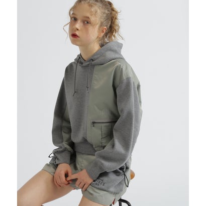 アヴィレックス AVIREX NYLON PATCH COMBI PARKA/ナイロンパッチコンビパーカー （ブラック）｜詳細画像