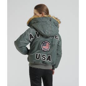 L－N－2B BIG LOGO ＂FLAG＂ （セージ1）