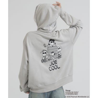 《AVIREX×PEANUTS》JOE COOL HOODIE （チャコール）｜詳細画像