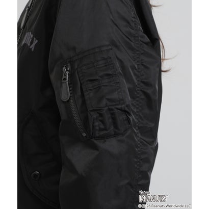 《AVIREX×PEANUTS》PEANUTS COLLECTION MA-1 （ブラック）｜詳細画像