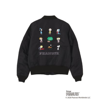 《AVIREX×PEANUTS》PEANUTS COLLECTION MA-1 （ブラック）｜詳細画像