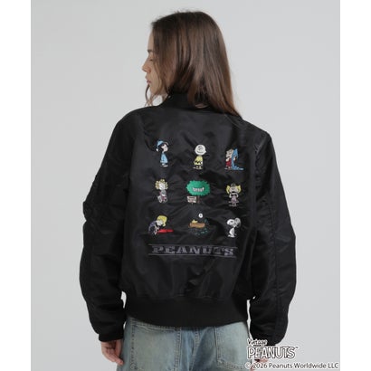 《AVIREX×PEANUTS》PEANUTS COLLECTION MA-1 （ブラック）｜詳細画像