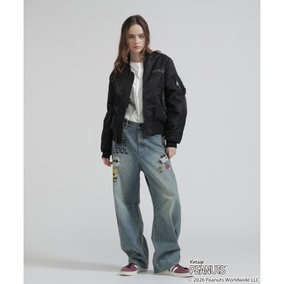 《AVIREX×PEANUTS》PEANUTS COLLECTION MA-1 （ブラック）｜詳細画像