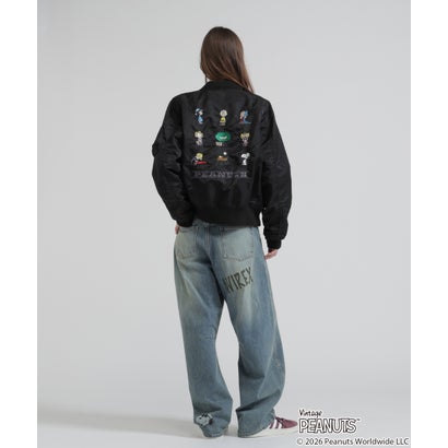 《AVIREX×PEANUTS》PEANUTS COLLECTION MA-1 （ブラック）｜詳細画像