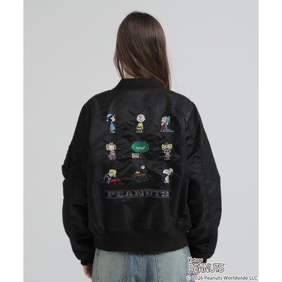 《AVIREX×PEANUTS》PEANUTS COLLECTION MA-1 （ブラック）｜詳細画像
