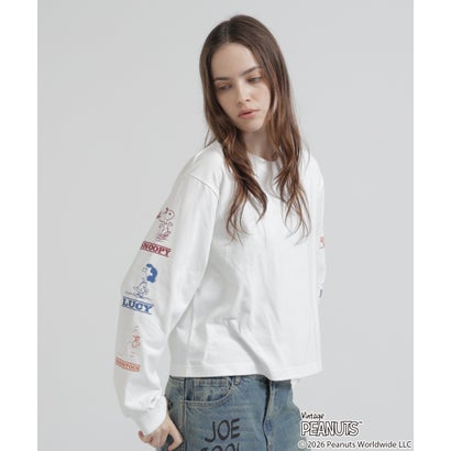 《AVIREX×PEANUTS》COLORFUL L/S T-SHIRT （ブラック）｜詳細画像
