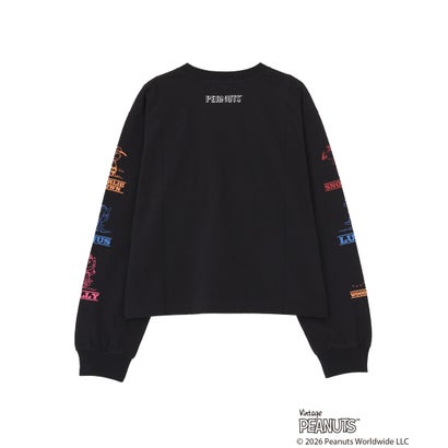 《AVIREX×PEANUTS》COLORFUL L/S T-SHIRT （ブラック）｜詳細画像