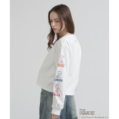 《AVIREX×PEANUTS》COLORFUL L/S T-SHIRT （ホワイト）｜詳細画像