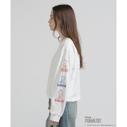 《AVIREX×PEANUTS》COLORFUL L/S T-SHIRT （ホワイト）｜詳細画像