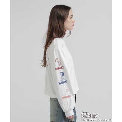 《AVIREX×PEANUTS》COLORFUL L/S T-SHIRT （ホワイト）｜詳細画像