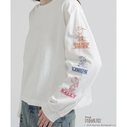 《AVIREX×PEANUTS》COLORFUL L/S T-SHIRT （ホワイト）｜詳細画像