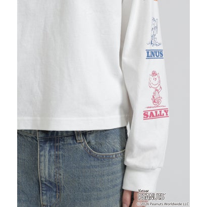 《AVIREX×PEANUTS》COLORFUL L/S T-SHIRT （ホワイト）｜詳細画像