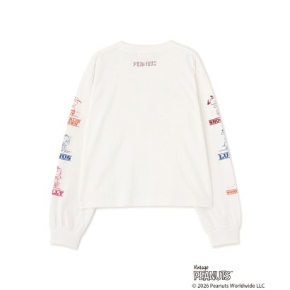 《AVIREX×PEANUTS》COLORFUL L/S T-SHIRT （ホワイト）｜詳細画像
