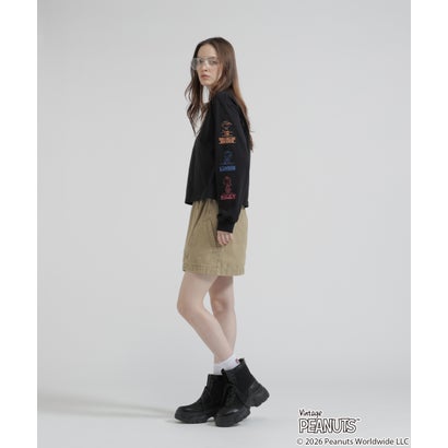 《AVIREX×PEANUTS》COLORFUL L/S T-SHIRT （ホワイト）｜詳細画像