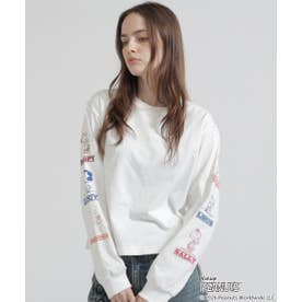 《AVIREX×PEANUTS》COLORFUL L/S T-SHIRT （ホワイト）