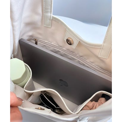 アベケル AVECELLE A-TOTE NYLON （OFFWHITE）｜詳細画像