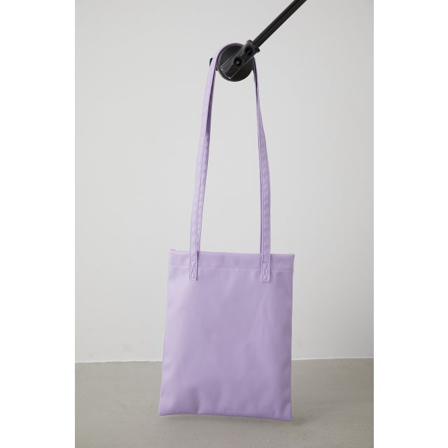 FAUX LEATHER TOTE BAG L/PUR1