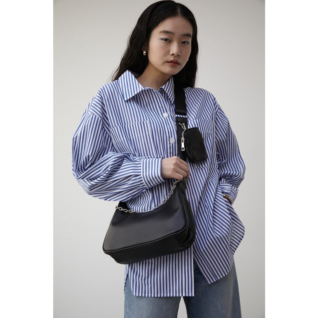 AZUL BY MOUSSY ポーチセットショルダーバッグ BLK -ファッション通販 