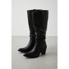 GATHER LONG BOOTS BLK