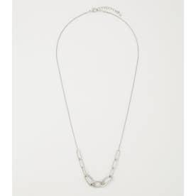 SYMMETRY CHAIN NECKLACE SLV