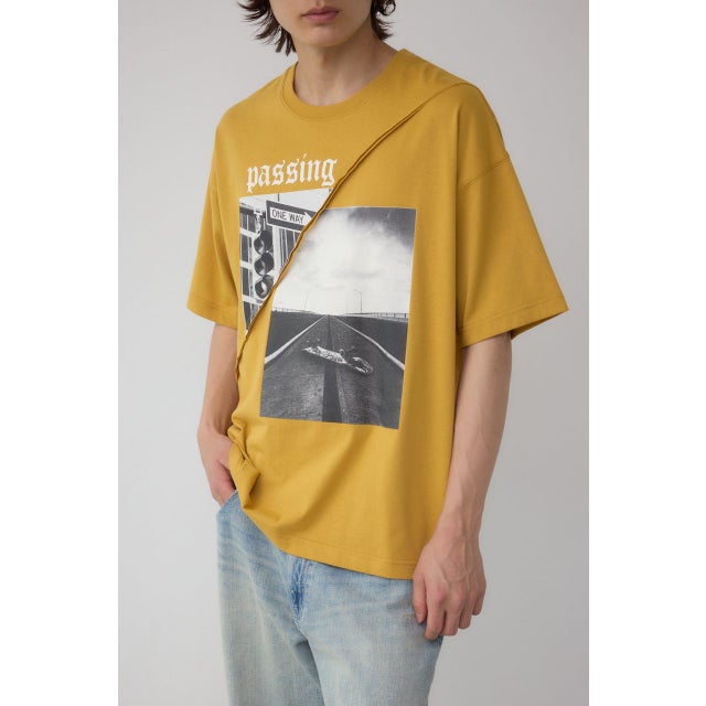 フォト切り替えTシャツ L/YEL1