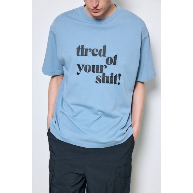 tired of your shit Tシャツ L/BLU1