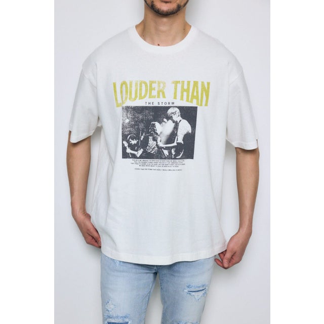 LOUNDER THAN Tシャツ WHT
