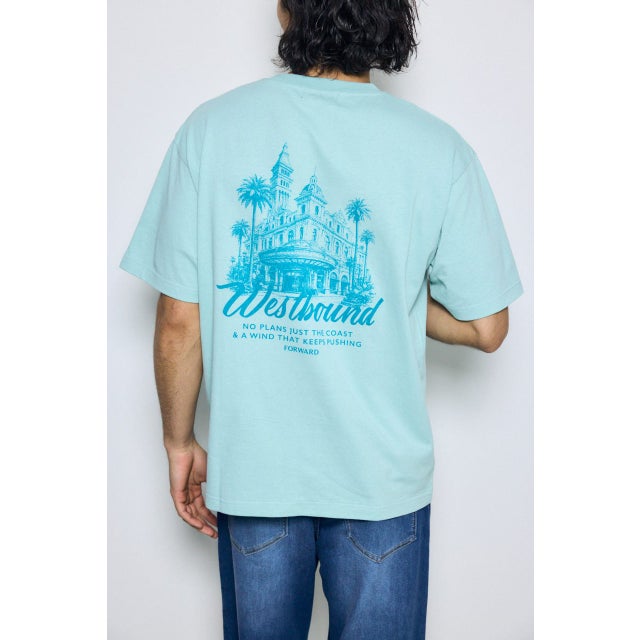 リゾートバックグラフィックTシャツ MINT