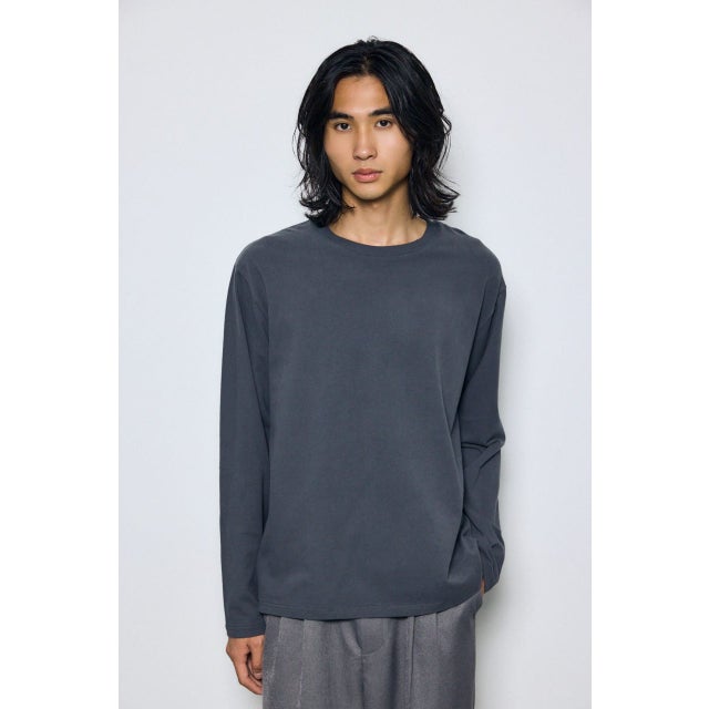 スムースタッチ長袖トップス C.GRY