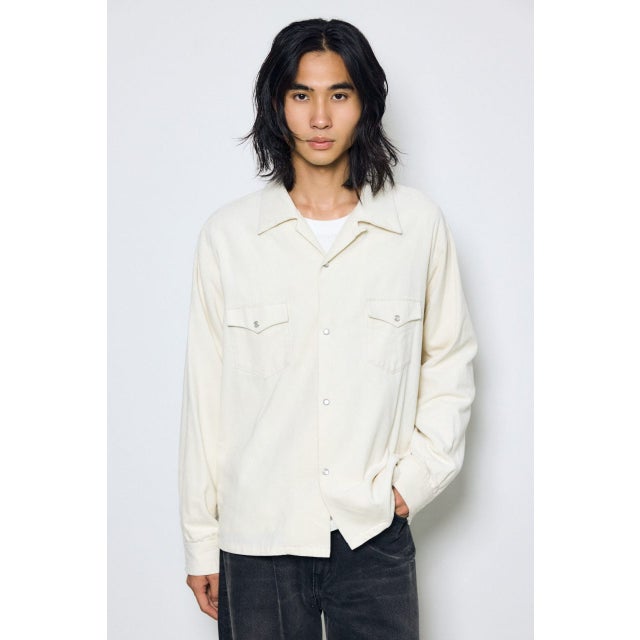 ウェスタンコーデュロイシャツ WHT