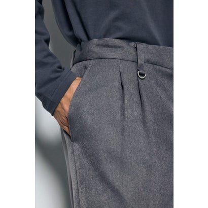 ウールライクツータックワイドパンツ T.GRY｜詳細画像