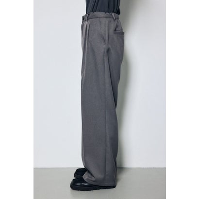 ウールライクツータックワイドパンツ T.GRY｜詳細画像