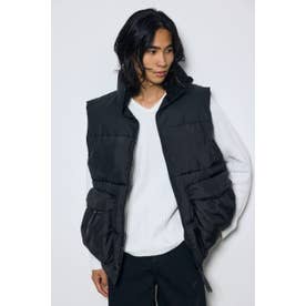 ファティーグ異素材中綿ベスト BLK